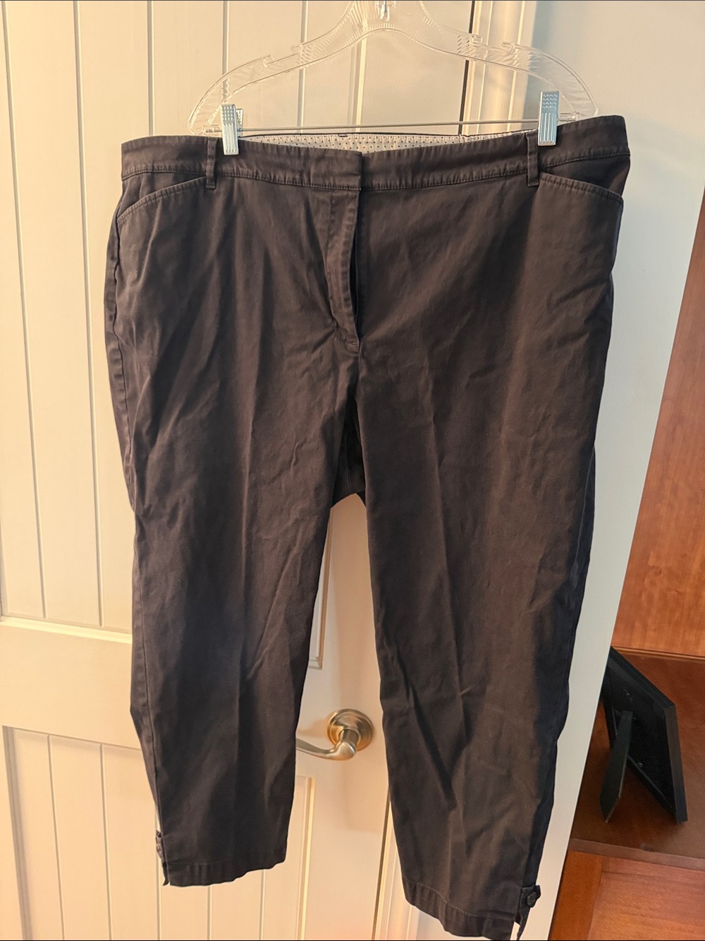 Talbots Black Capris - Straight Leg Women's Pants